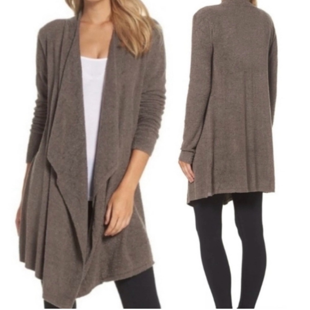 Barefoot Dreams Women's Open Front Cardigan L XL - Picture 3 of 9